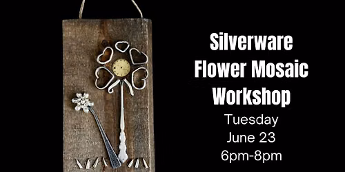DIY Workshop - Silverware Flower Mosaic