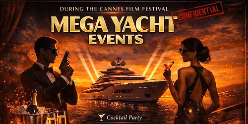 Cannes Mega Yacht Experience \u2013 Fashion Show, Art Expo & 007 Night Party