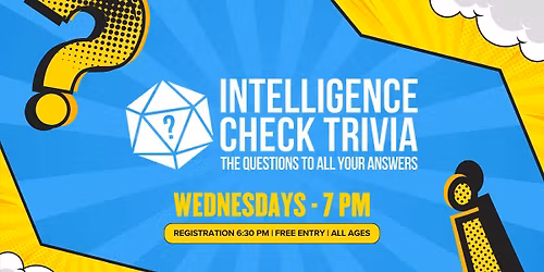 Trivia Wednesdays with Intelligence Check Trivia at SERV