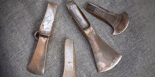 Bronze axe casting workshop