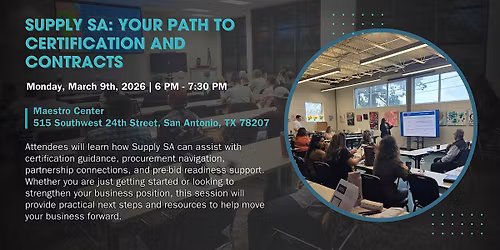 Supply SA: Your Path to Certification and Contracts