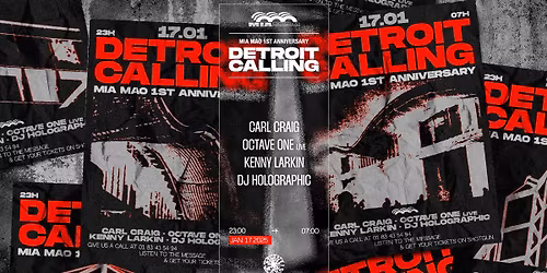 Detroit Calling : Mia Mao 1st Anniversary