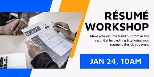 R\u00e9sum\u00e9 Workshop for Job Seekers