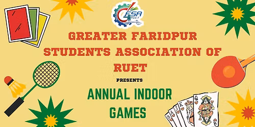 GFSAR Annual Indoor Games 2025