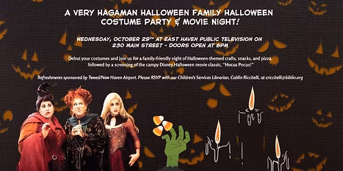 A Very Hagaman Halloween Family Halloween Costume Party & Movie Night at ETV!
