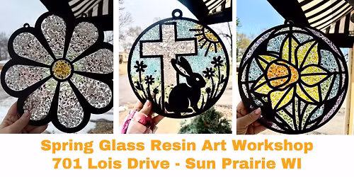 Spring Sea Glass Resin Art Workshop