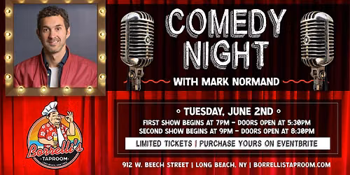 Mark Normand Comedy Night @Borrelli's Taproom