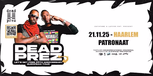 Dead Prez - Patronaat Haarlem