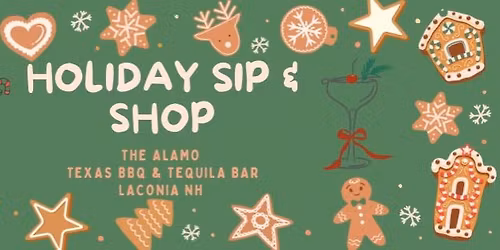 Holiday sip & shop