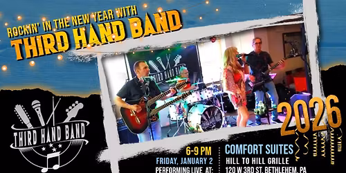 Third Hand Band Special 2026 Opener@ Hill to Hill Grille