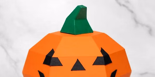 Papercraft 3D Pumpkin