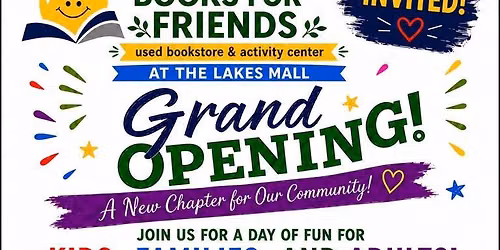 Books For Friends Grand Opening
