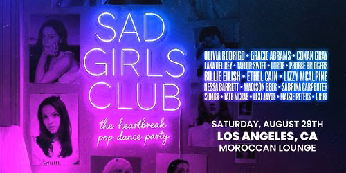 party iconic presents: SAD GIRLS CLUB
