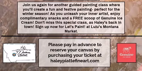Let\u2019s Paint! with Haley McGinnis (Haley Piatte Fine Art)