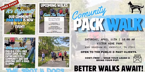 FREE Community Pack Walk