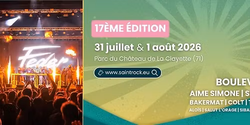 Festival Saint Rock 2026 - La Clayette