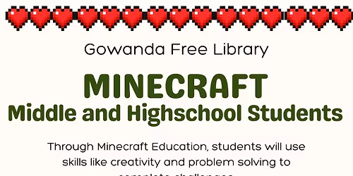 Minecraft Middle and Highschool Students 