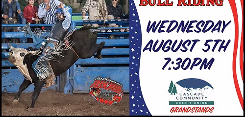 Bull Riding at the 2026 Douglas County Fair