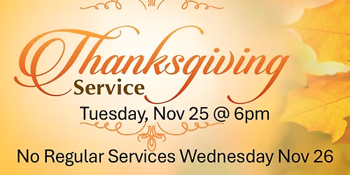 Thanksgiving Service