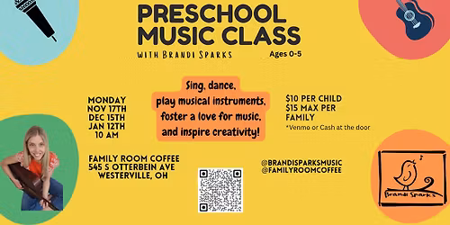 Preschool Music Class with Brandi Sparks
