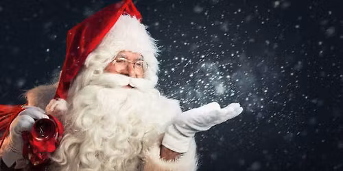 Father Christmas in his grotto, Dazzles Disco & Soft Play
