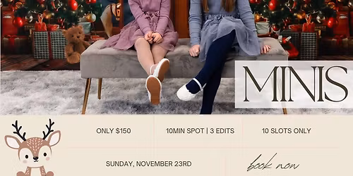 \ud83c\udf84Christmas Mini Sessions Are Back! \ud83c\udf84