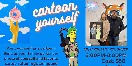 Cartoon Yourself Paint Night!