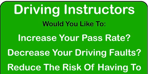 Driving Fault Workshops 5 Weeks Every Tuesday