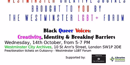 Black Queer Voices: Creativity, Identity & Breaking Barriers
