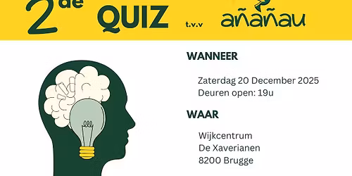 2e Editie QUIZ ten voordele van A\u00f1a\u00f1au