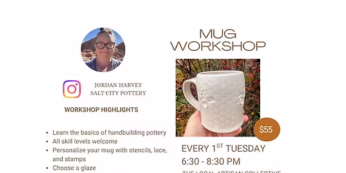 Mug Workshops with Salt City Pottery