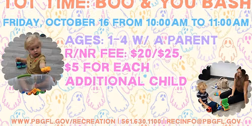 Tot Time: Boo & You Bash