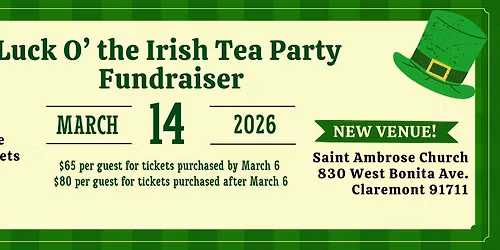 ALPV Luck O' the Irish Tea Party