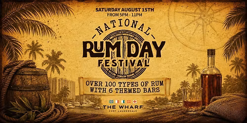 National Rum Day Festival at The Wharf FTL