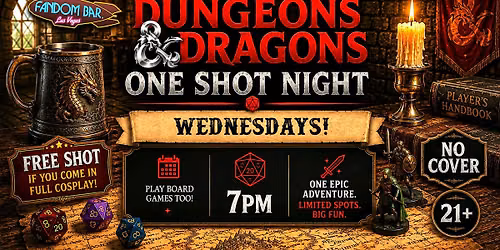 Dungeons & Dragons One Shot Night!