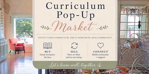 Homeschool Curriculum Pop-Up Market