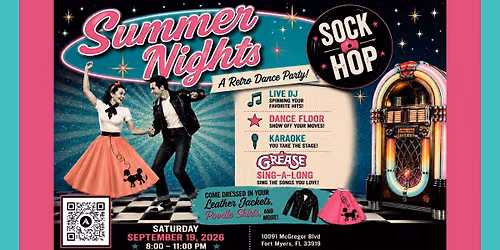 Summer Nights Sock Hop - The Ultimate '50s and '60s Retro Dance and Karaoke party