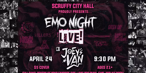 EMO NIGHT @ Scruffy City Hall