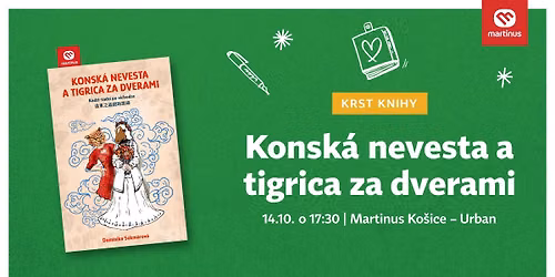Krst knihy Konsk\u00e1 nevesta a tigrica za dverami
