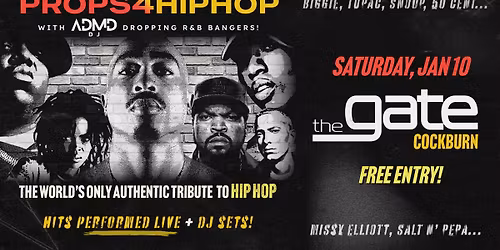 Block Party vibes @ The Gate with PROPS 4 HIP HOP
