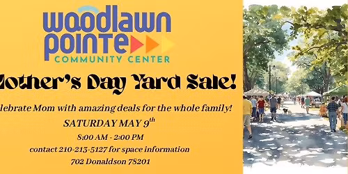 Mother's Day Yard Sale