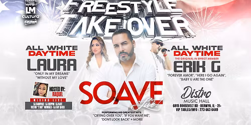 FREESTYLE TAKEOVER:  MEMORIAL DAY WEEKEND ALL WHITE DAYTIME PARTY