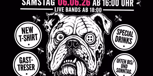FRANKEN - 40 YEARS OF CHAOS \/\/ 4 BANDS \/\/ AFTERSHOW SAUS & BRAUS MIT HITGEWITTER