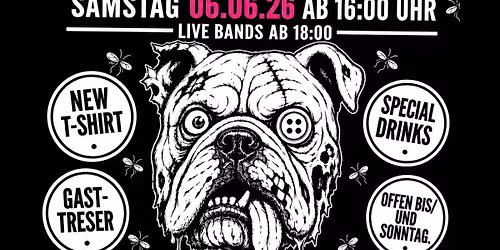 FRANKEN - 40 YEARS OF CHAOS \/\/ 4 BANDS \/\/ AFTERSHOW SAUS & BRAUS MIT HITGEWITTER 