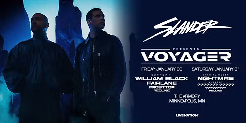 SLANDER - TWO NIGHTS - LIVE at The Armory