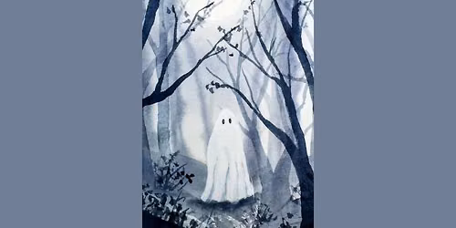 Friendly Ghost Watercolor Workshop with Allise Noble