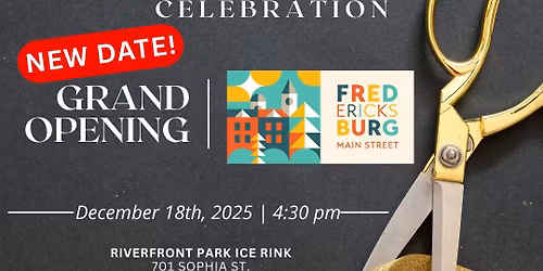 Celebrating the Grand Opening of Main Street's Ice Rink!