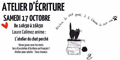 L\u2019atelier du chat perch\u00e9 (octobre)