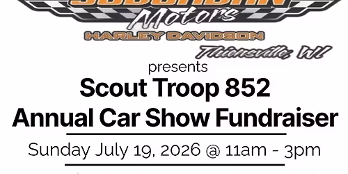 SCOUT TROOP 852 ANNUAL CAR SHOW FUNDRAISER