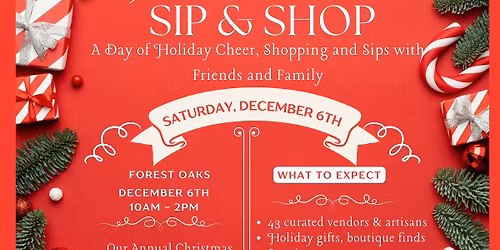 5th Annual Sip & Shop Vendor Show